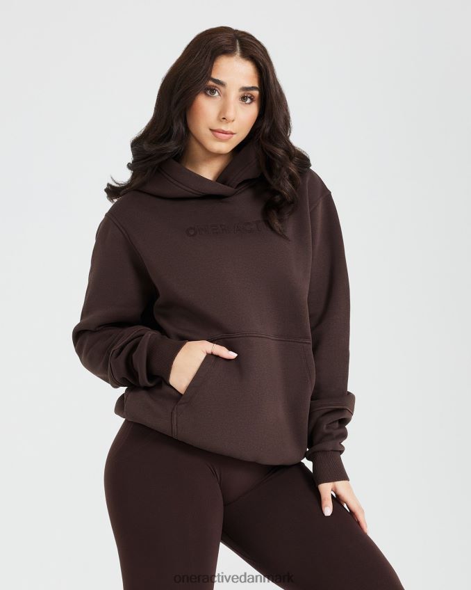 70 kakao tøj X26NZ0620 Oner Active klassisk lounge oversized hættetrøje
