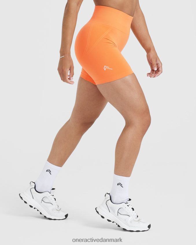 abrikos appelsin tøj X26NZ0298 Oner Active ubesværede sømløse shorts 2