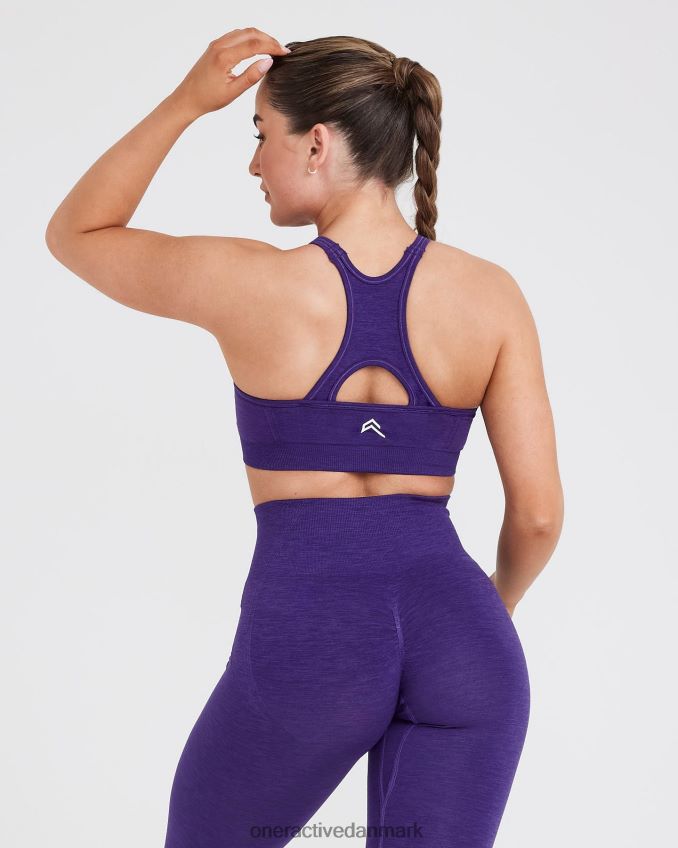 ametyst tøj X26NZ0186 Oner Active ubesværet sømløs bralette med høj hals