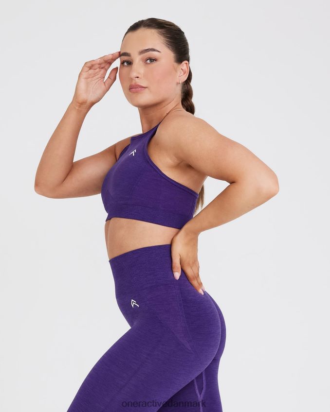 ametyst tøj X26NZ0186 Oner Active ubesværet sømløs bralette med høj hals