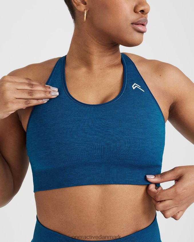 benzin blå mergel tøj X26NZ0176 Oner Active klassisk sømløs 20 bralette