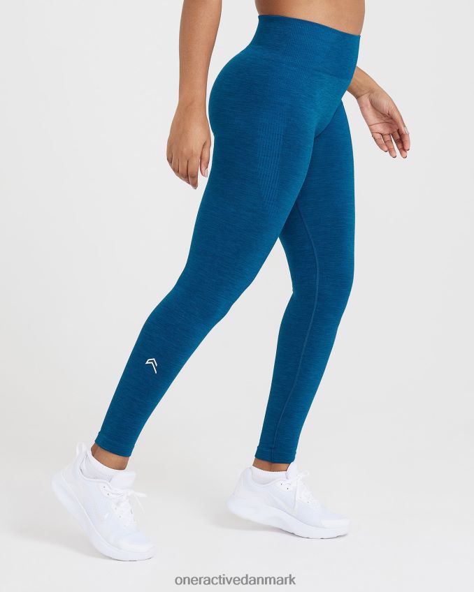 benzin blå mergel tøj X26NZ052 Oner Active klassiske sømløse 20 leggings