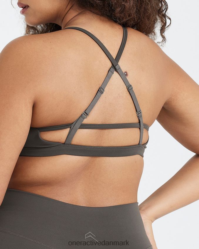 dyb taupe tøj X26NZ0128 Oner Active tidløs bralette med stropper