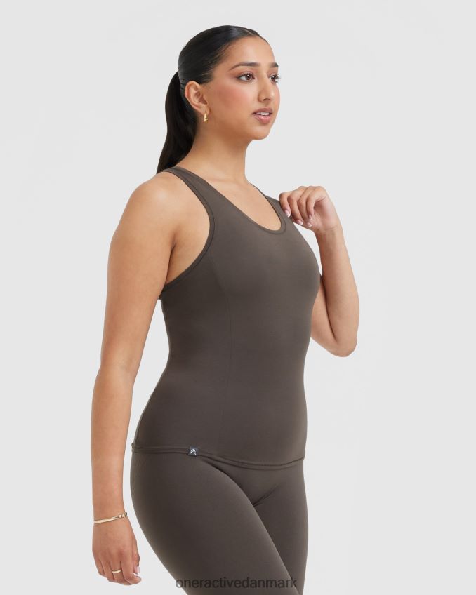 dyb taupe tøj X26NZ0390 Oner Active blød blød vest