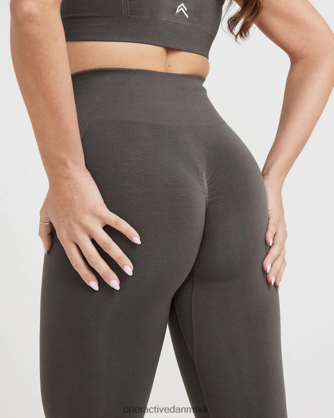 dyb taupe tøj X26NZ047 Oner Active ubesværede sømløse leggings 3