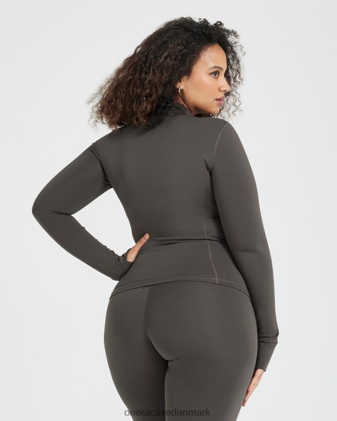 dyb taupe tøj X26NZ0623 Oner Active tidløs jakke