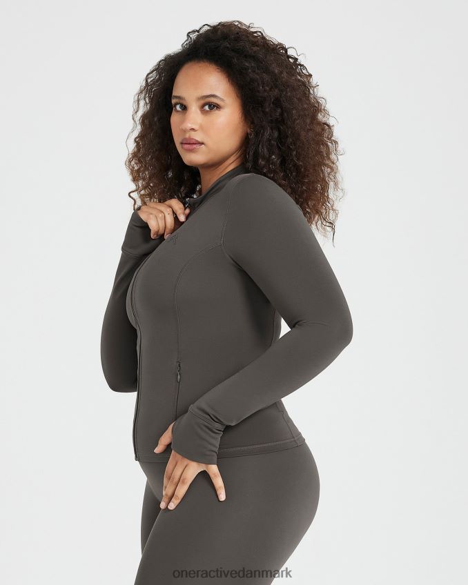 dyb taupe tøj X26NZ0623 Oner Active tidløs jakke
