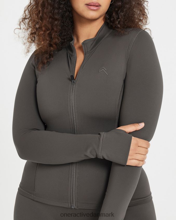 dyb taupe tøj X26NZ0623 Oner Active tidløs jakke