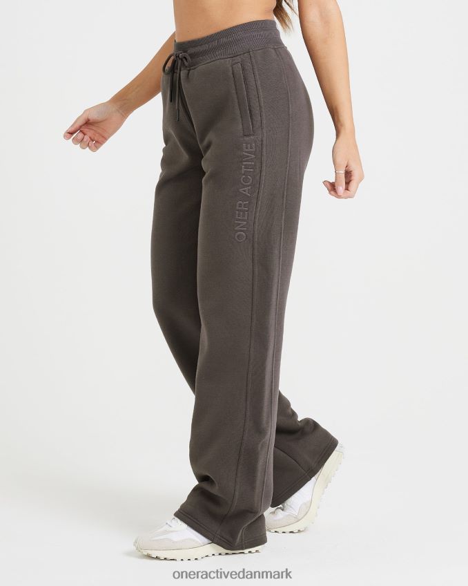 dyb taupe tøj X26NZ088 Oner Active klassisk lounge jogger med lige ben