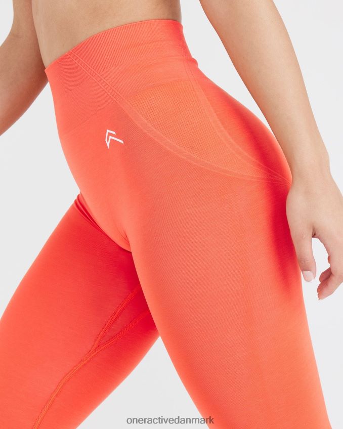 fersken blomst tøj X26NZ037 Oner Active ubesværede sømløse leggings 3