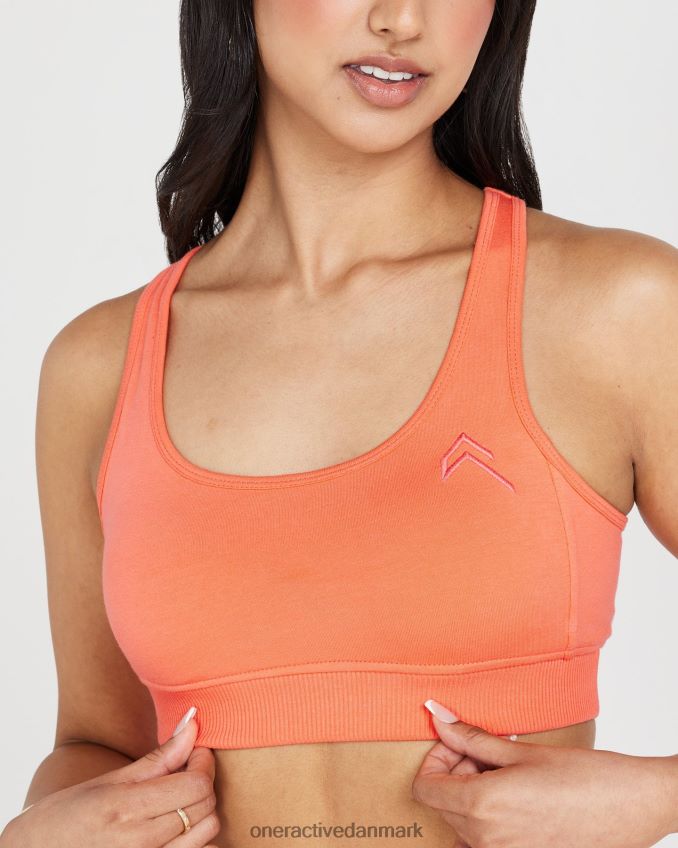 fersken blomst tøj X26NZ0478 Oner Active klassisk lounge bralette
