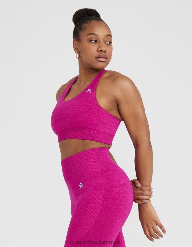 fuchsia mergel tøj X26NZ0231 Oner Active klassisk sømløs 20 bralette