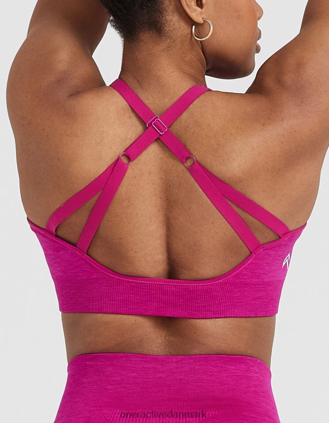 fuchsia mergel tøj X26NZ0231 Oner Active klassisk sømløs 20 bralette