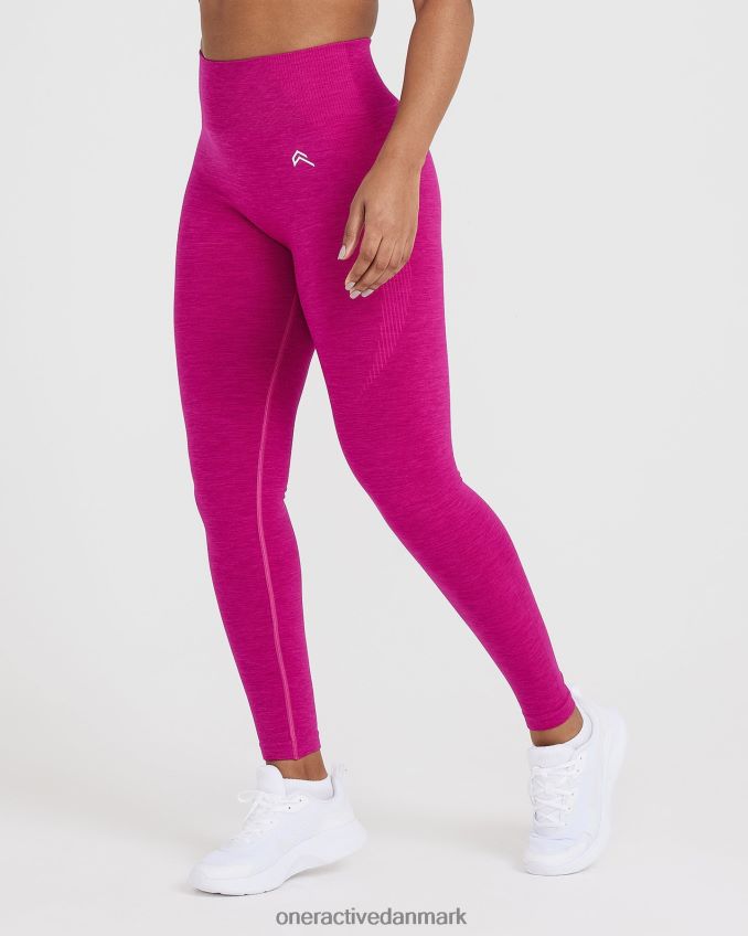 fuchsia mergel tøj X26NZ053 Oner Active klassiske sømløse 20 leggings
