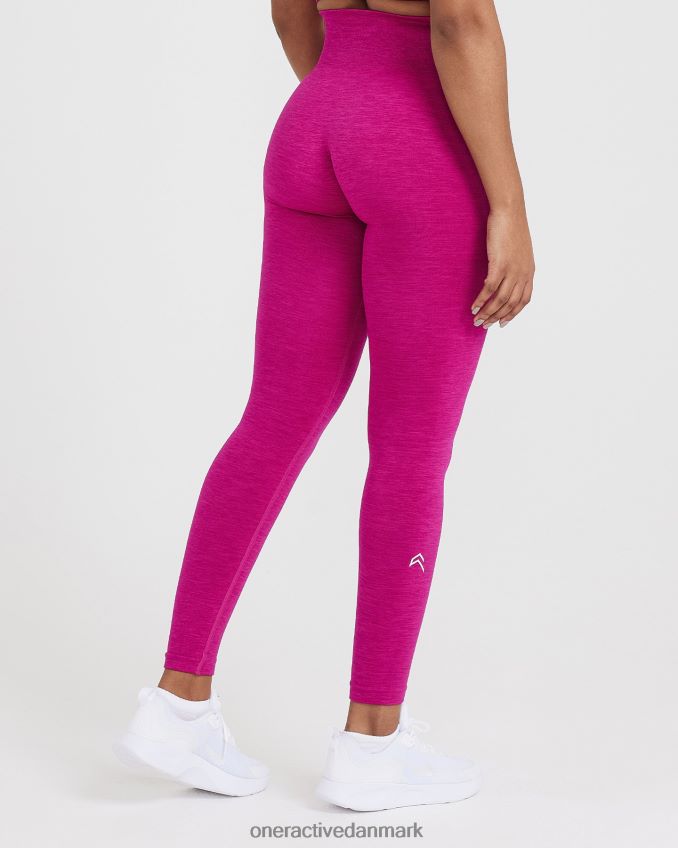 fuchsia mergel tøj X26NZ053 Oner Active klassiske sømløse 20 leggings