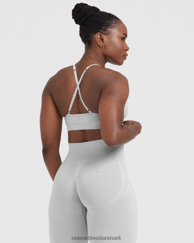 grå mergel tøj X26NZ0116 Oner Active ubesværet bralette med stropper