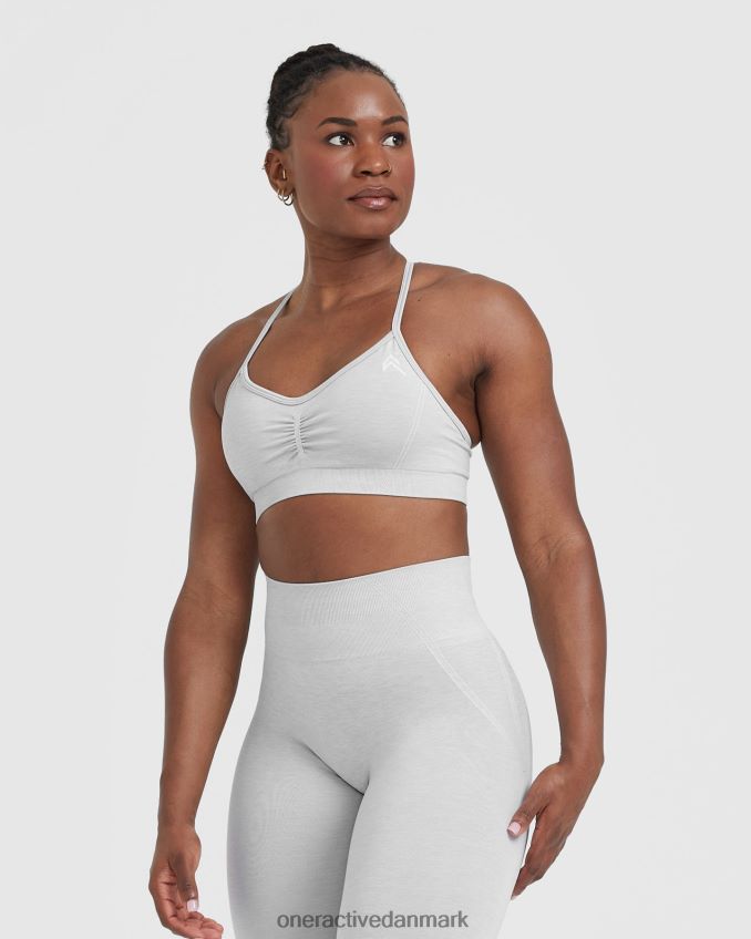 grå mergel tøj X26NZ0116 Oner Active ubesværet bralette med stropper