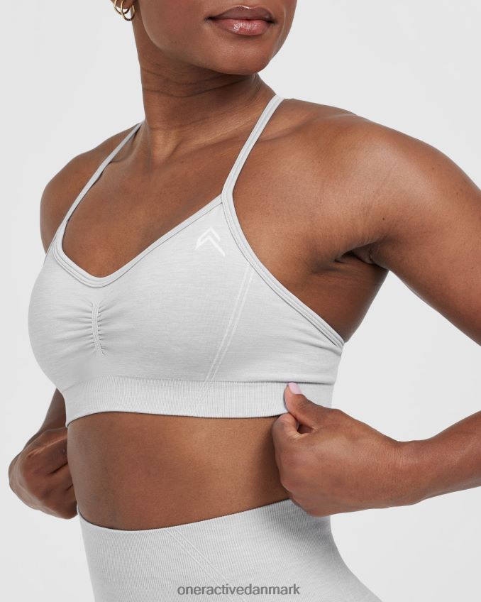 grå mergel tøj X26NZ0116 Oner Active ubesværet bralette med stropper