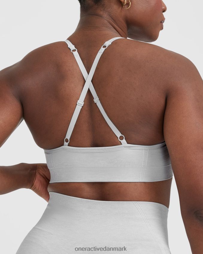 grå mergel tøj X26NZ0116 Oner Active ubesværet bralette med stropper