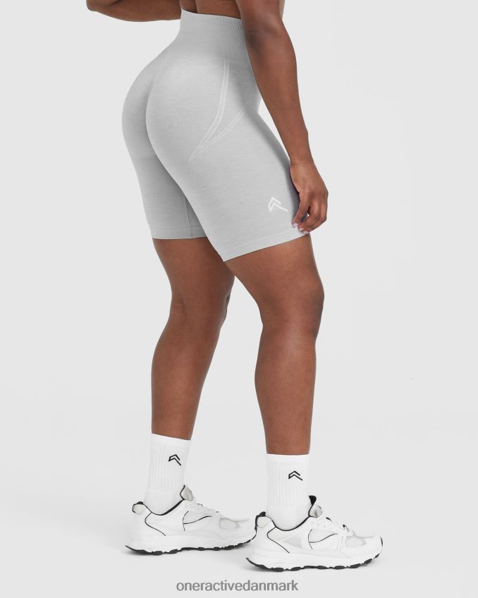 grå mergel tøj X26NZ0242 Oner Active ubesværet sømløse cykelshorts 1