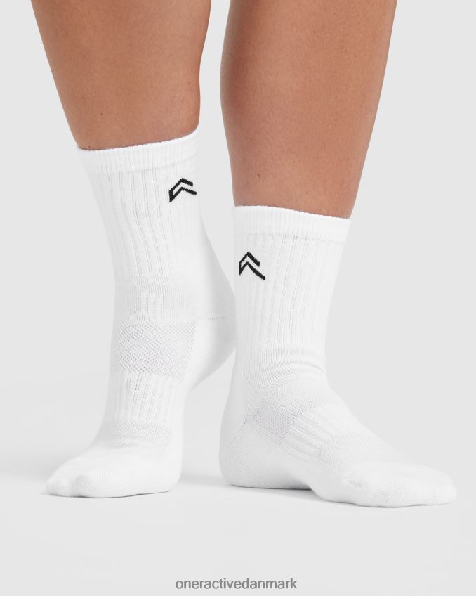grå/hvid/sort tilbehør X26NZ0657 Oner Active crew sokker 3 pak