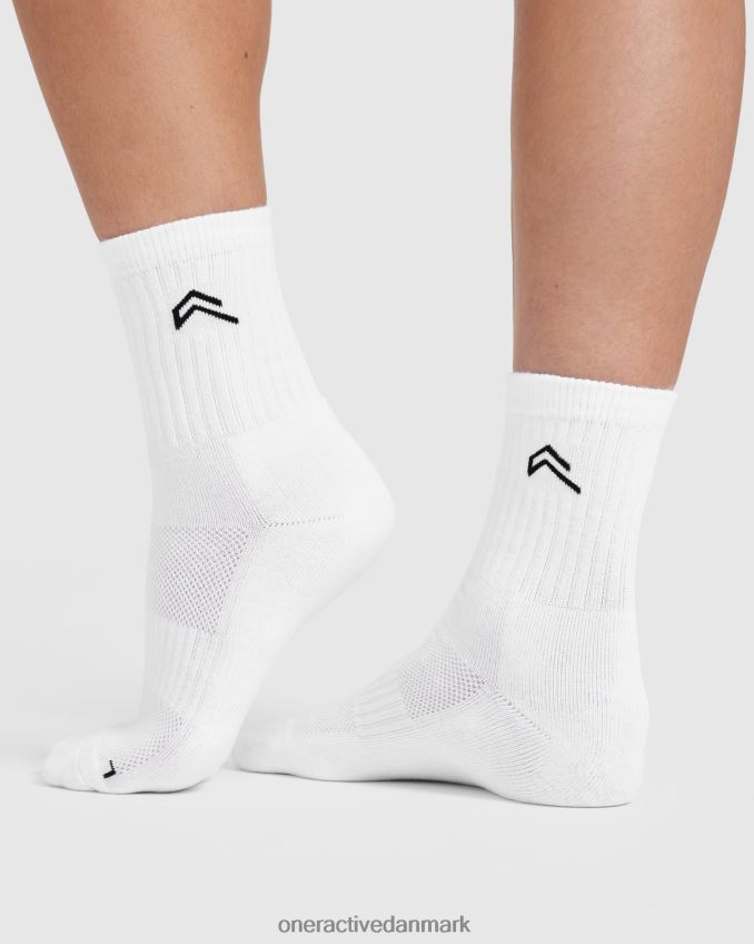 grå/hvid/sort tilbehør X26NZ0657 Oner Active crew sokker 3 pak