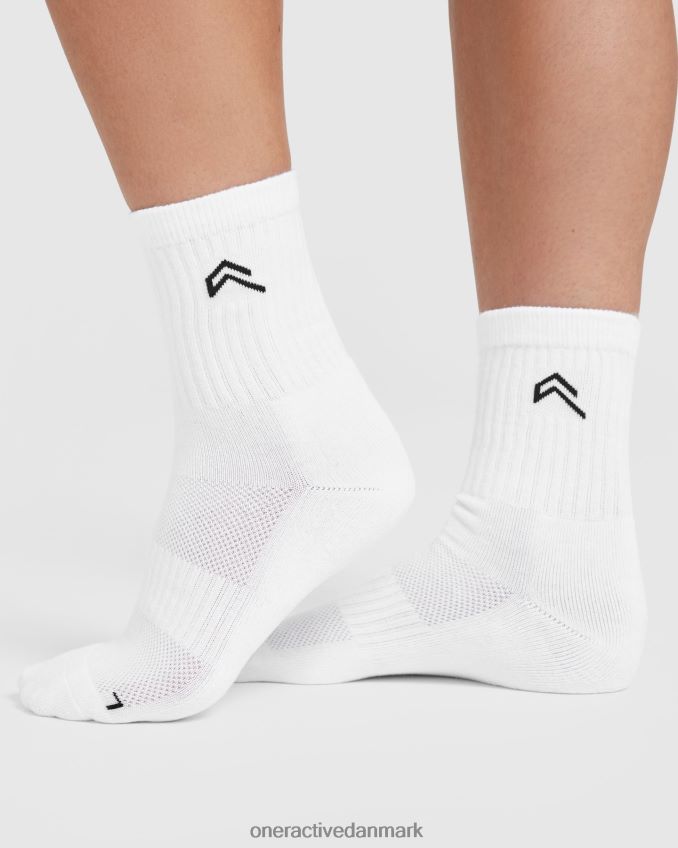 hvid sort tilbehør X26NZ0658 Oner Active crew sokker 3 pak