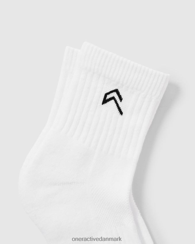 hvid tilbehør X26NZ0656 Oner Active mid crew sokker 3 pak