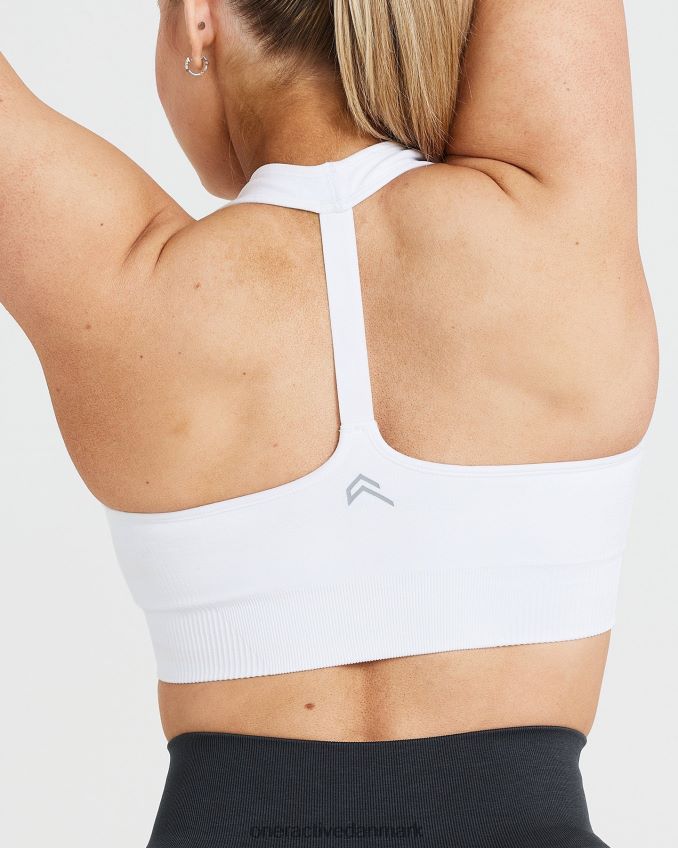 hvid tøj X26NZ0192 Oner Active klassisk sømløs 20 v-hals bralette