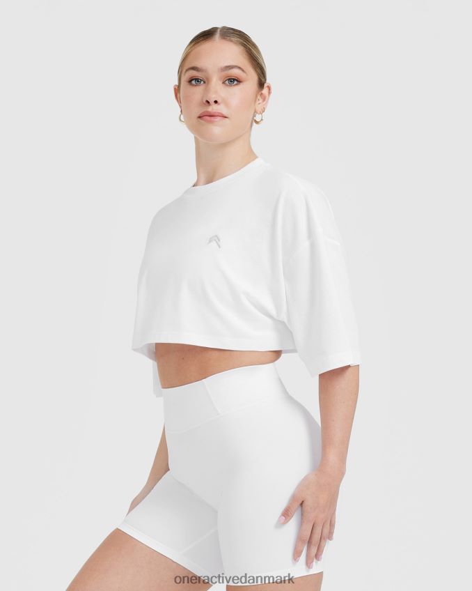 hvid tøj X26NZ0412 Oner Active klassisk afslappet letvægts t-shirt