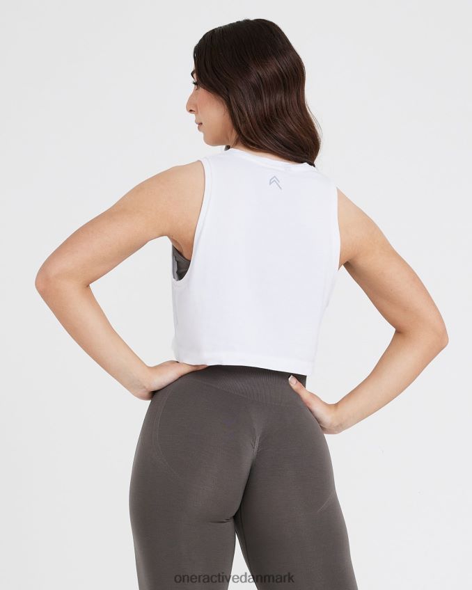 hvid tøj X26NZ0546 Oner Active grafisk jersey tank