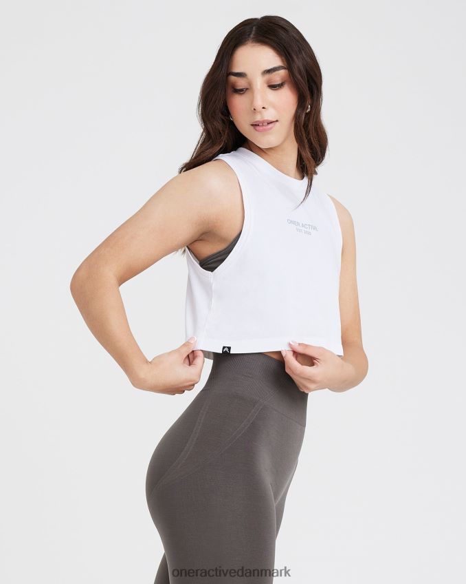hvid tøj X26NZ0546 Oner Active grafisk jersey tank