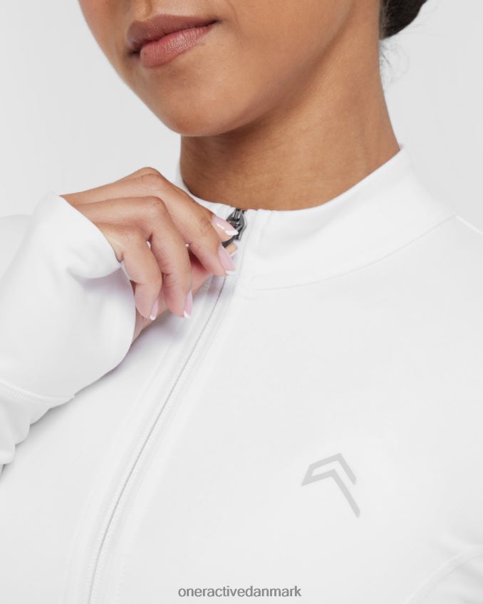 hvid tøj X26NZ0601 Oner Active tidløs crop jakke