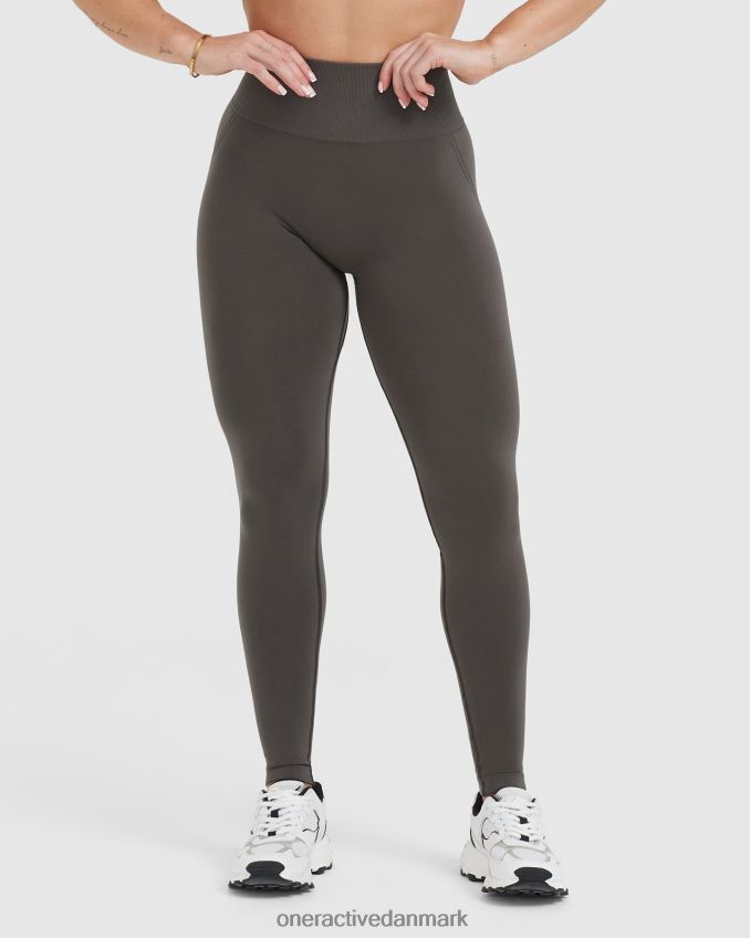 dyb taupe tøj X26NZ06 Oner Active ubesværede sømløse leggings 1