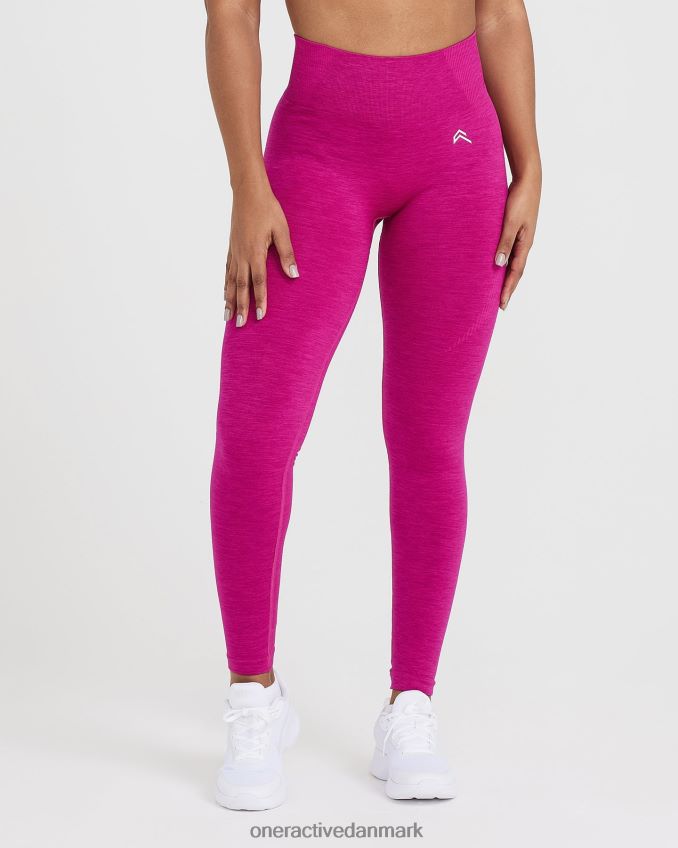 fuchsia mergel tøj X26NZ053 Oner Active klassiske sømløse 2.0 leggings