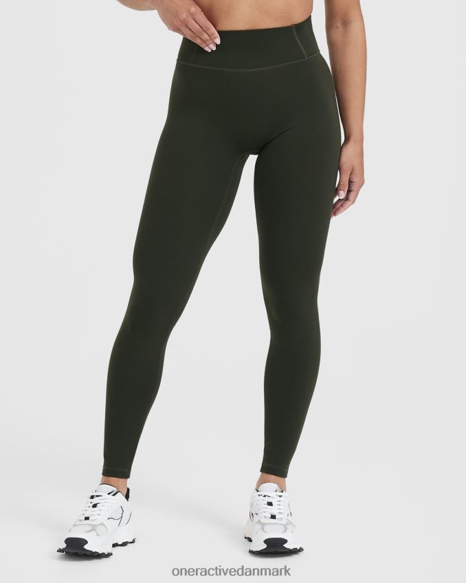 kaki tøj X26NZ024 Oner Active tidløse højtaljede leggings