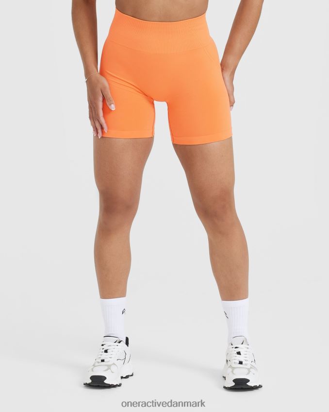 abrikos appelsin tøj X26NZ0298 Oner Active ubesværede sømløse shorts 2