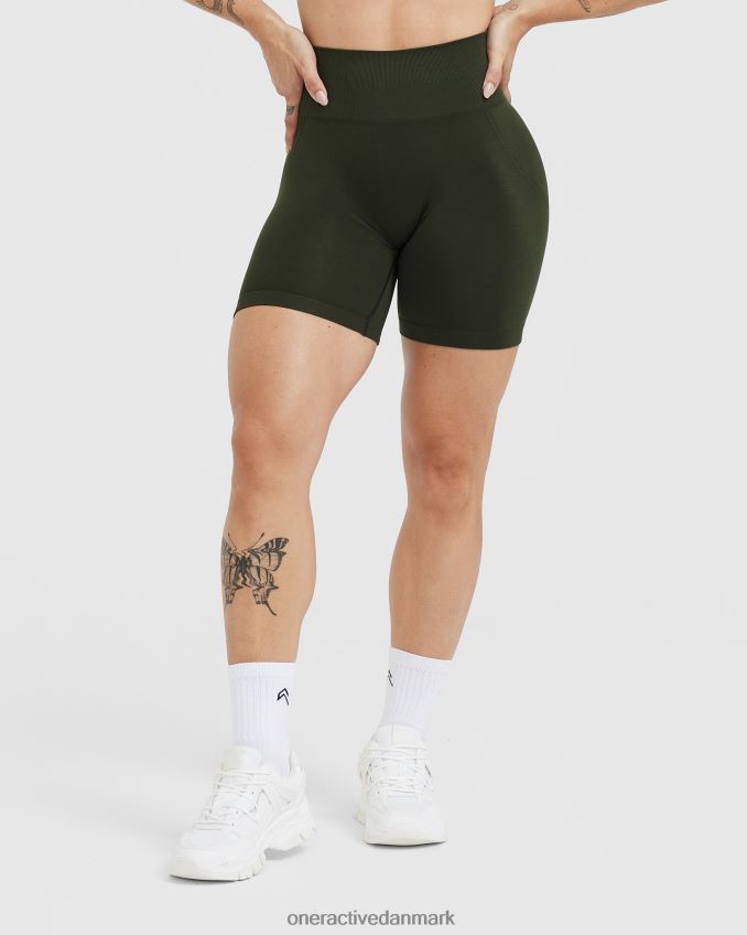 kaki tøj X26NZ0251 Oner Active ubesværede sømløse shorts 1
