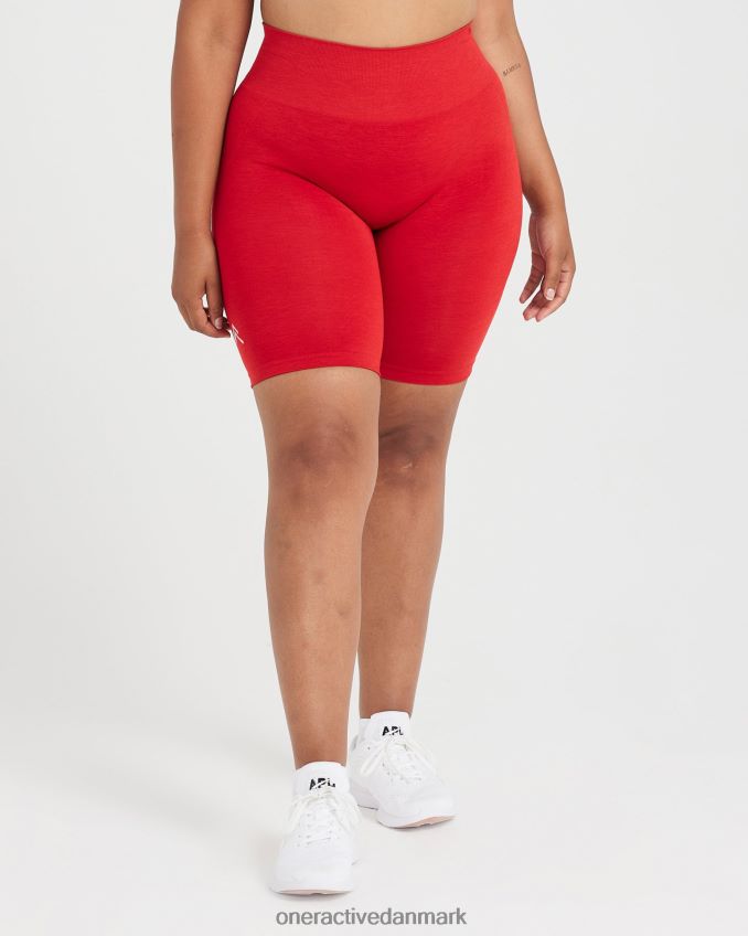krydret rød tøj X26NZ0348 Oner Active ubesværet sømløse cykelshorts 3
