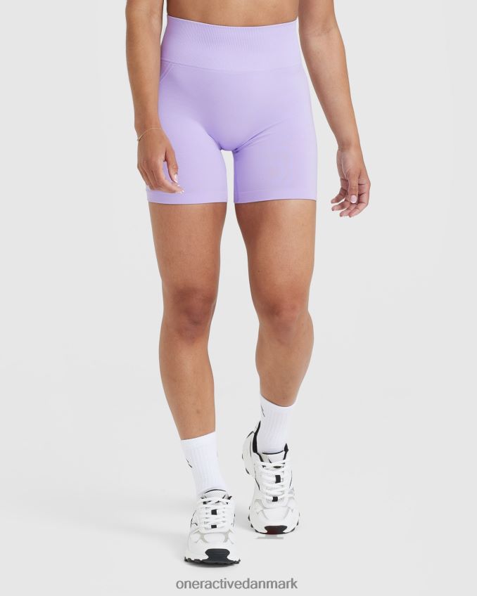 lavendel lilla tøj X26NZ0337 Oner Active ubesværede sømløse shorts 3