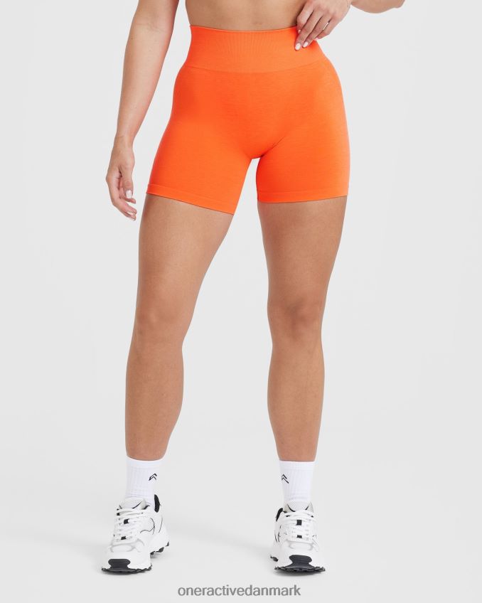 mandarin appelsin tøj X26NZ0313 Oner Active ubesværede sømløse shorts 2