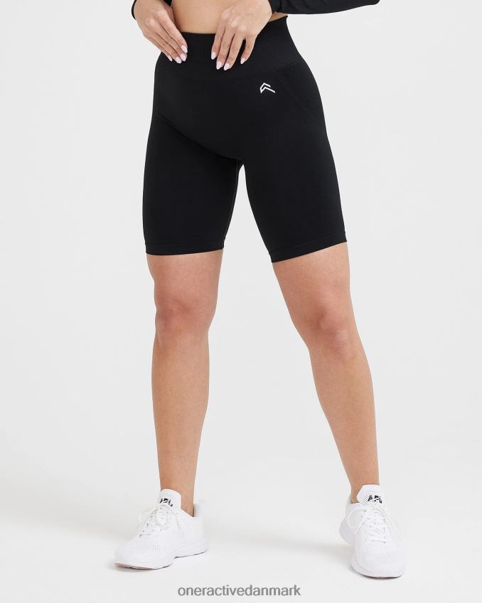 sort tøj X26NZ0335 Oner Active ubesværet sømløse cykelshorts 3