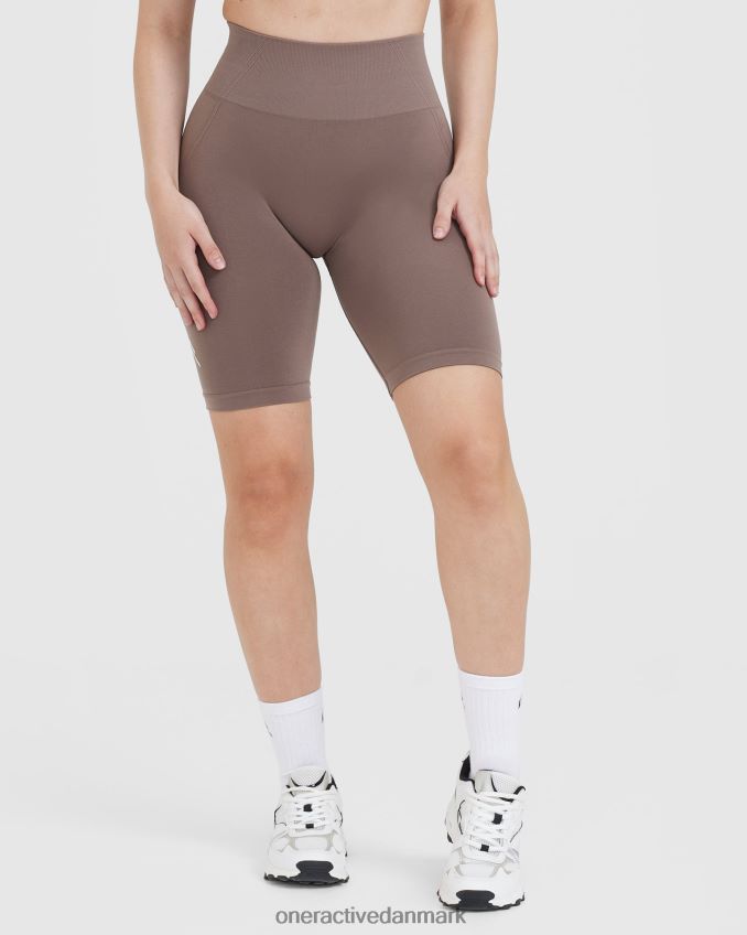 vasket kølig brun tøj X26NZ0240 Oner Active ubesværet sømløse cykelshorts 1