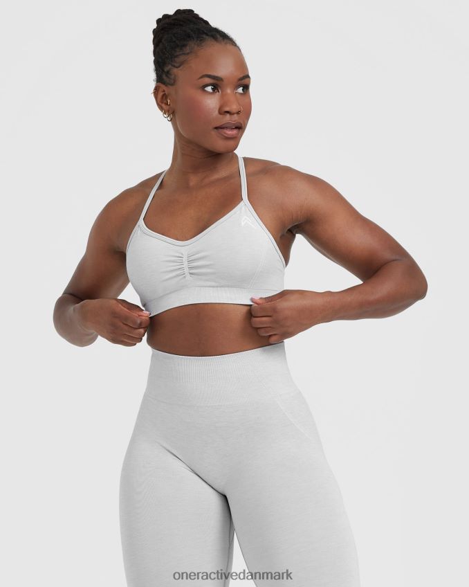 grå mergel tøj X26NZ0116 Oner Active ubesværet bralette med stropper