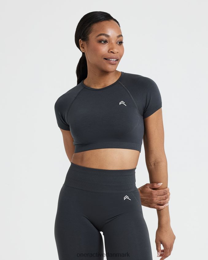 kul tøj X26NZ0459 Oner Active ubesværet sømløs kortærmet crop top