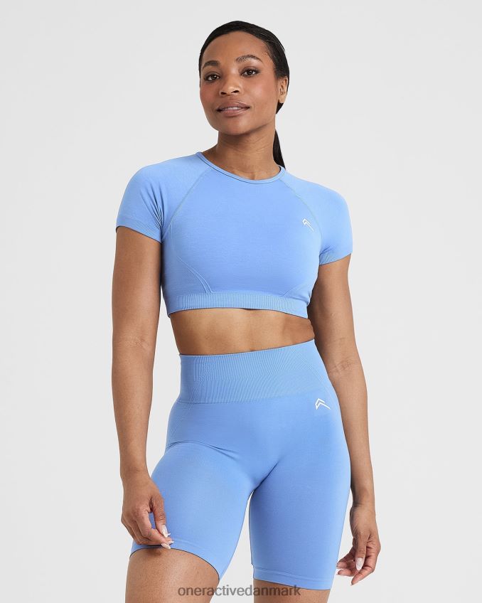 let denim tøj X26NZ0460 Oner Active ubesværet sømløs kortærmet crop top