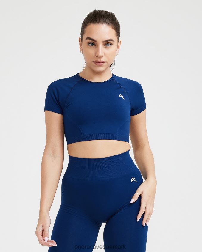 midnat tøj X26NZ0484 Oner Active ubesværet sømløs kortærmet crop top