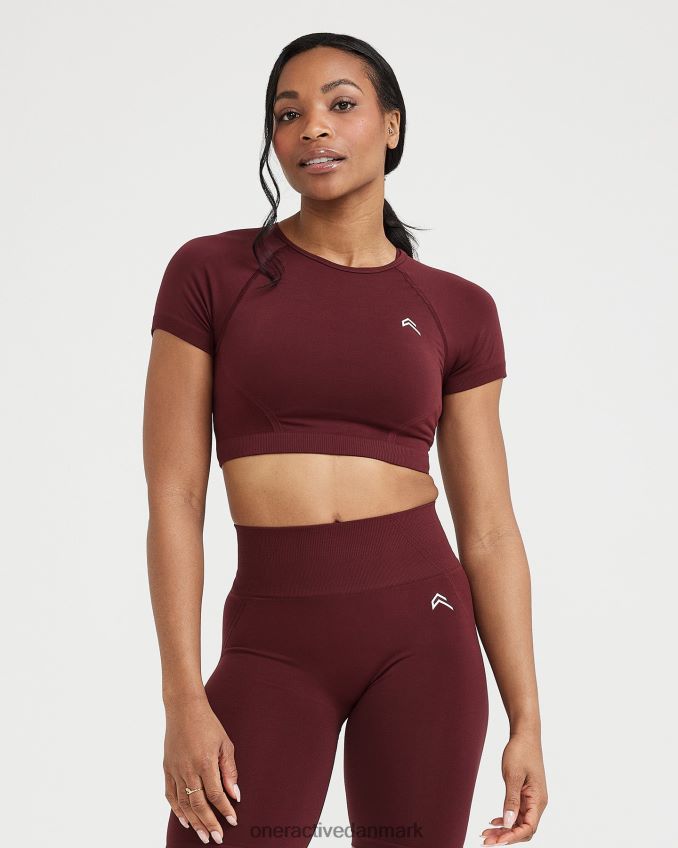 palisander tøj X26NZ0464 Oner Active ubesværet sømløs kortærmet crop top