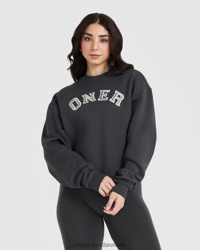 kul tøj X26NZ0585 Oner Active varsity oversized sweatshirt hele dagen