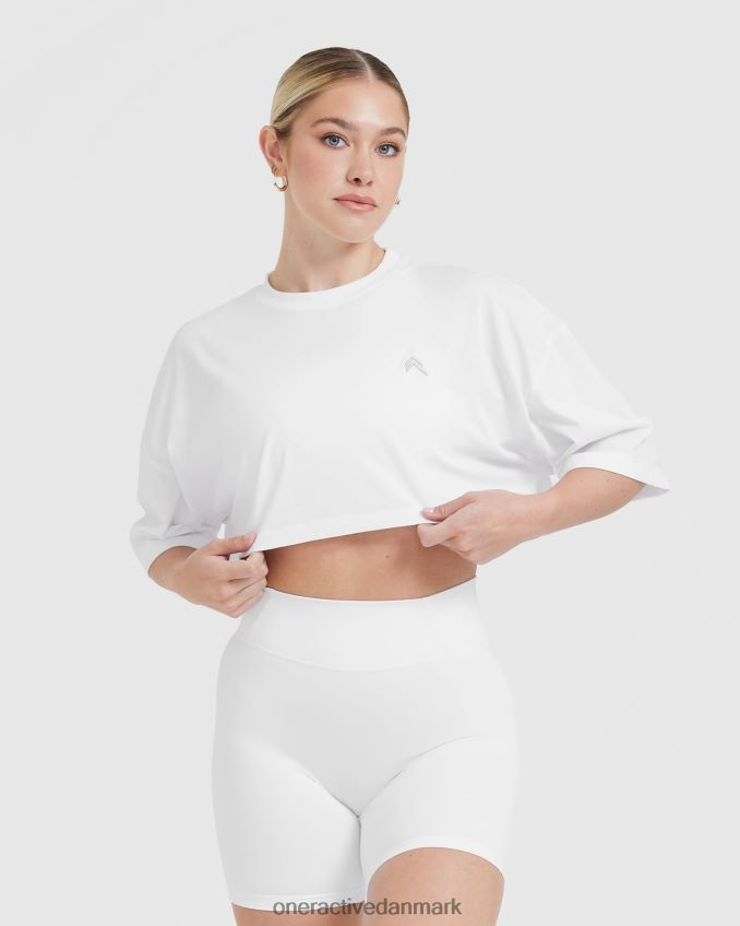 hvid tøj X26NZ0412 Oner Active klassisk afslappet letvægts t-shirt